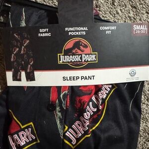 Men’s Small Jurassic Park Pajama Pants NWT
